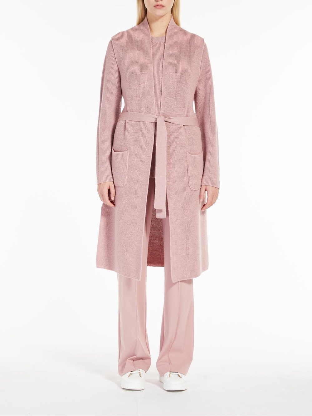 Max Mara Leisure Knitted Wool Waistcoat, BNWT, Pink, size M